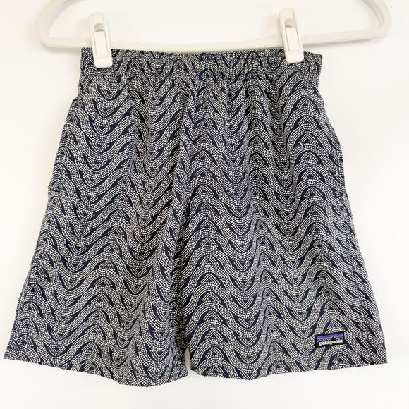 Patagonia Other - Patagonia Baggies Shorts Boy's Medium in Bluff River New Navy Swim Trunks